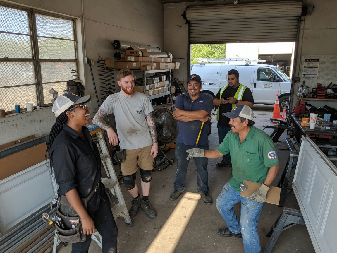 Emergency Garage Door Repair — Garage door repair in Houston